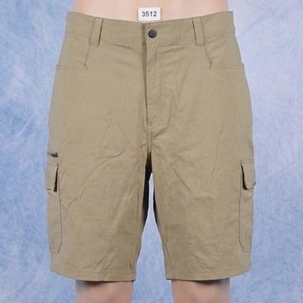 Orvis Mens Tech Cargo Shorts Khaki Tan Outdoor Hiking Multi-Pocket Size 40